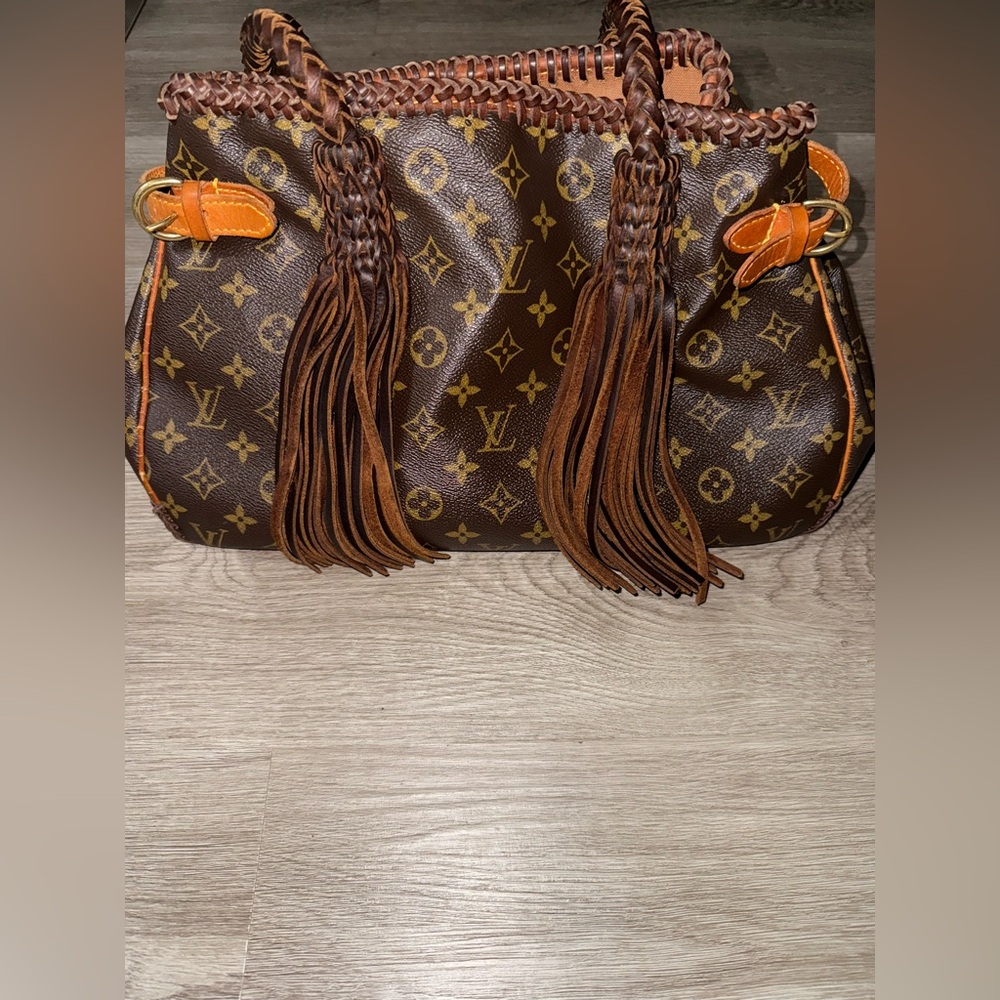 Louis Vuitton Batignolles Shoulder Bag with Fringe
